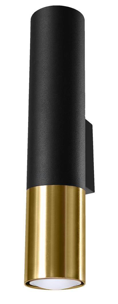 Vägglampa LOOPEZ Svart/golden | SL.0950 | Svetrend