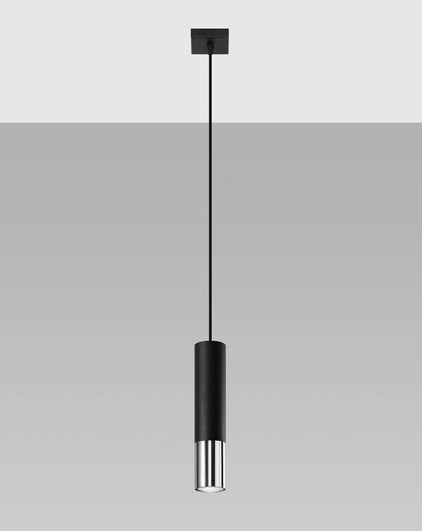 Taklampa LOOPEZ 1 Svart/chrome | SL.0940 | Svetrend