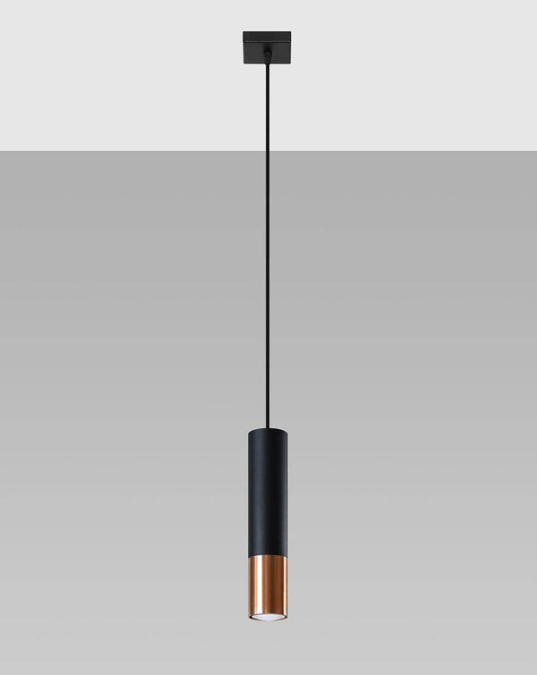 Taklampa LOOPEZ 1 Svart/copper | SL.0946 | Svetrend