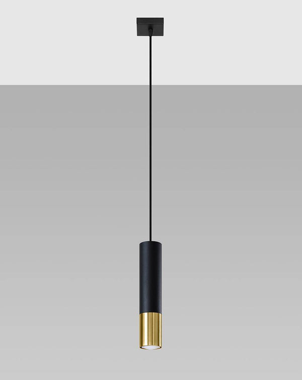 Taklampa LOOPEZ 1 Svart/golden | SL.0952 | Svetrend