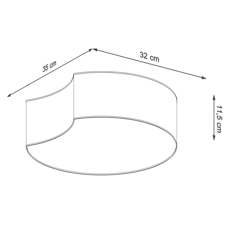 Taklampa CIRCLE 1 Vit | SL.1050 | Svetrend