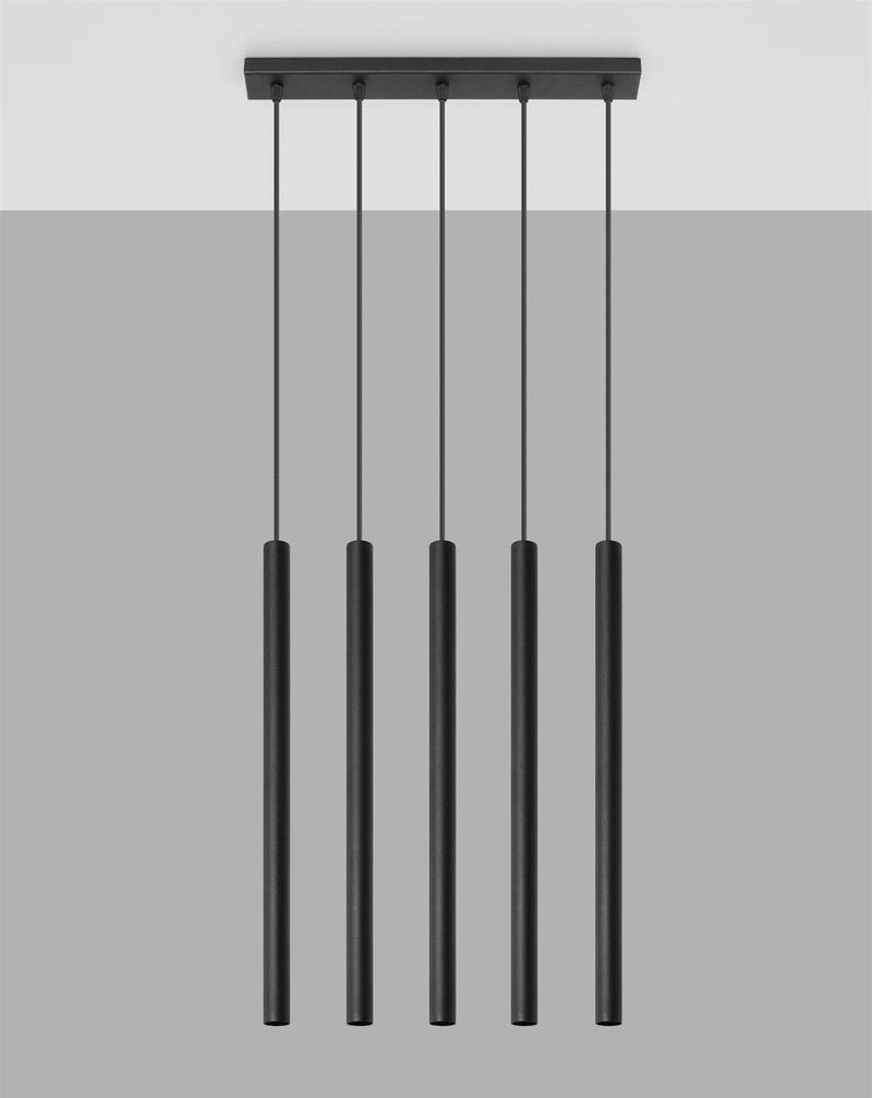 Taklampa PASTELO 5 Svart | SL.0472 | Svetrend