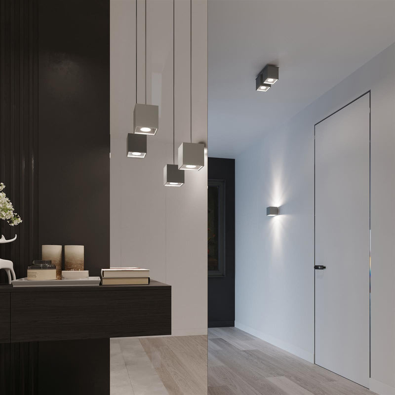 Taklampa QUAD 1 grey | SL.0061 | Svetrend