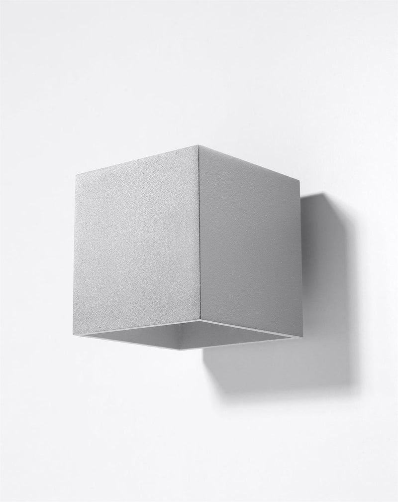 Vägglampa QUAD 1 grey | SL.0058 | Svetrend