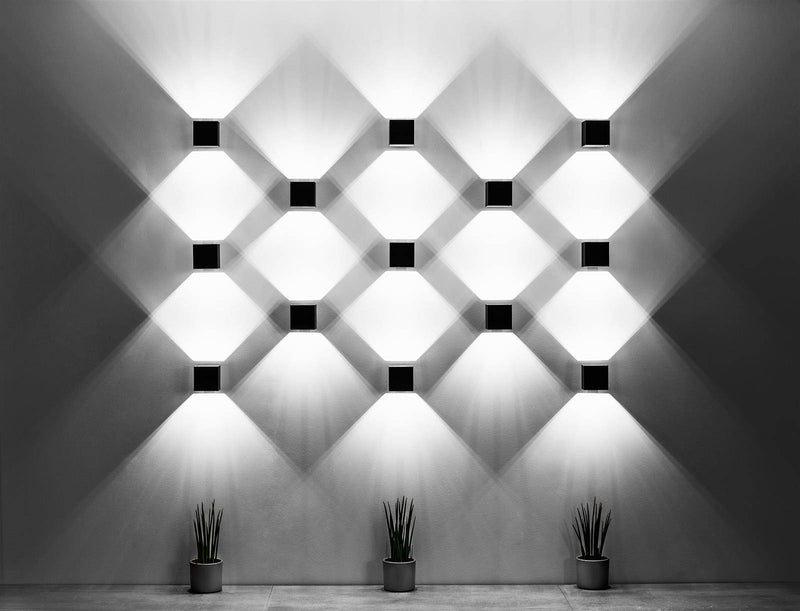 Vägglampa QUAD 1 grey | SL.0058 | Svetrend