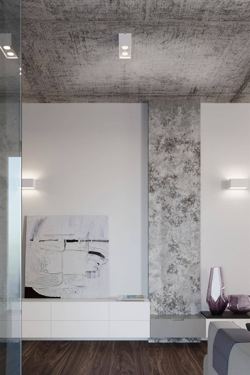 Vägglampa QUAD MAXI Vit | SL.0525 | Svetrend