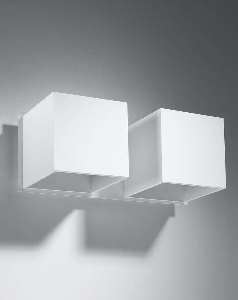 Vägglampa QUAD 2 Vit | SL.0656 | Svetrend