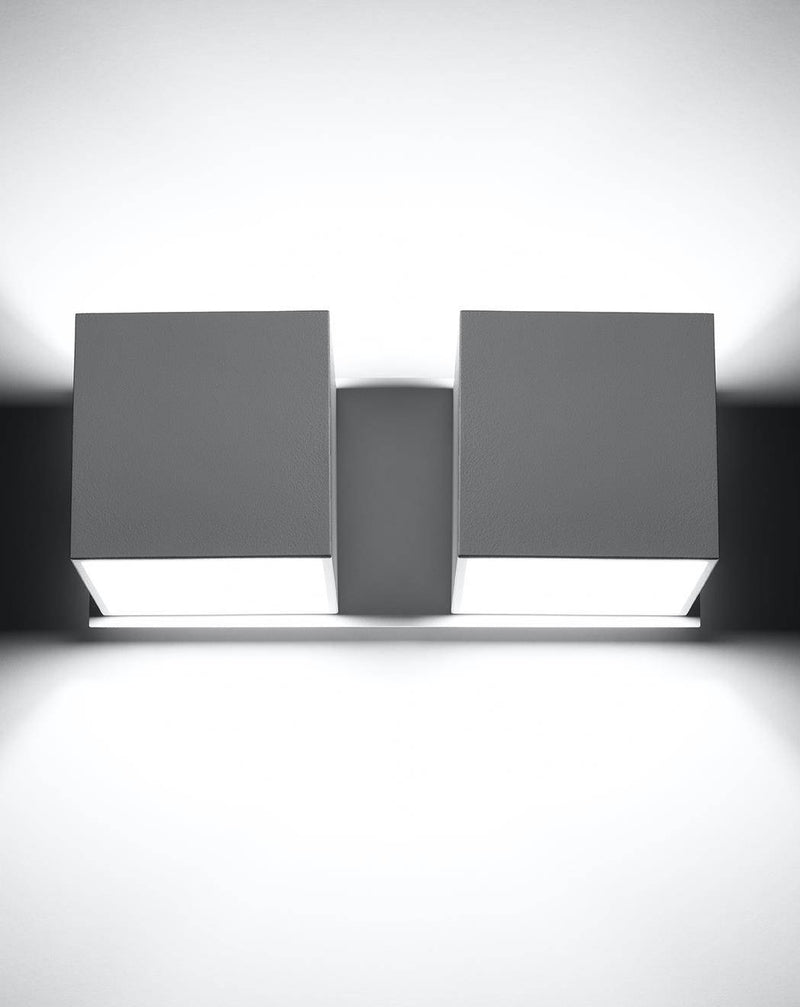 Vägglampa QUAD 2 Vit | SL.0656 | Svetrend