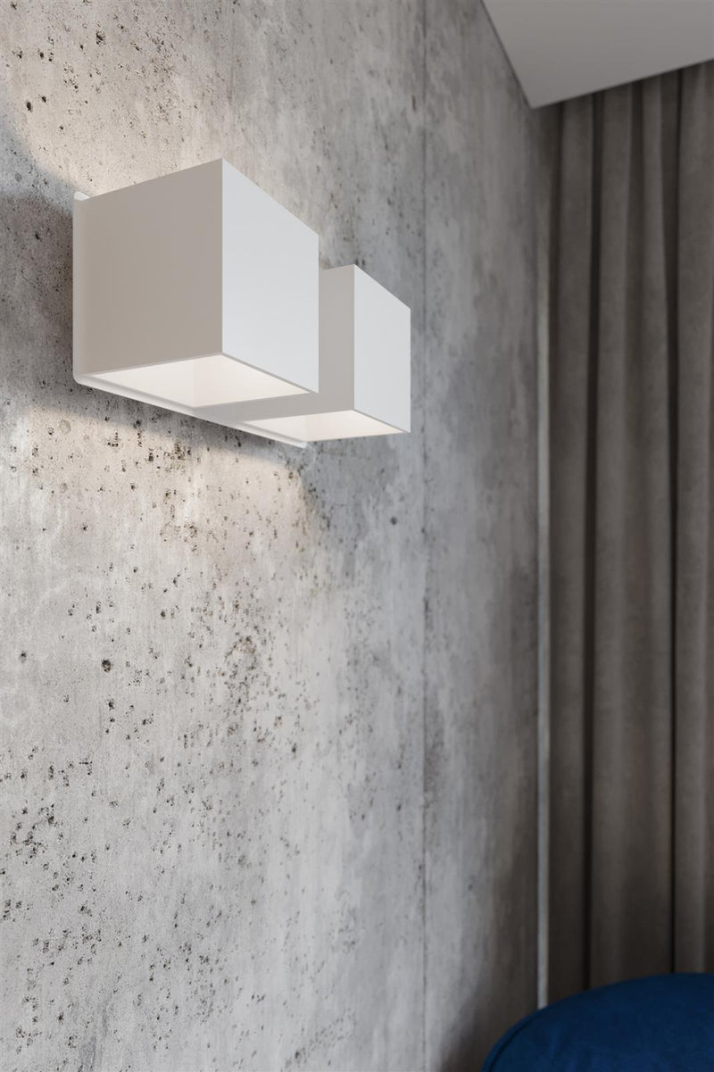 Vägglampa QUAD 2 Vit | SL.0656 | Svetrend