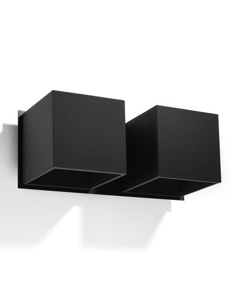 Vägglampa QUAD 2 Svart | SL.0657 | Svetrend