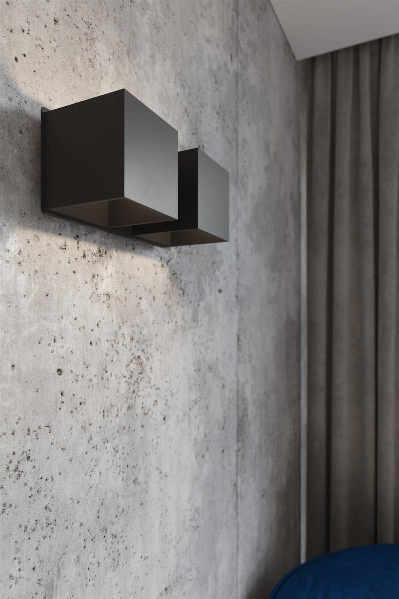 Vägglampa QUAD 2 Svart | SL.0657 | Svetrend