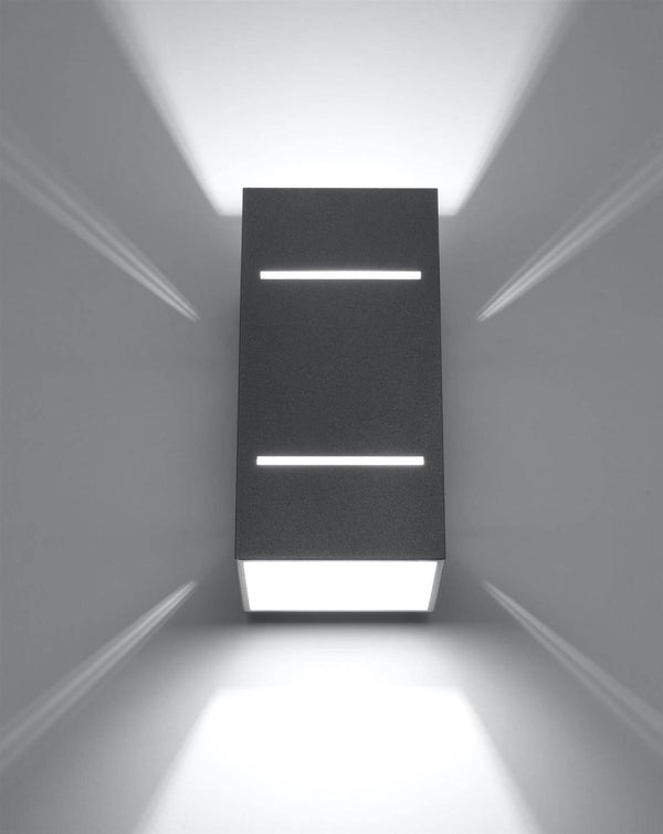 Vägglampa BLOCCO grey | SL.0479 | Svetrend