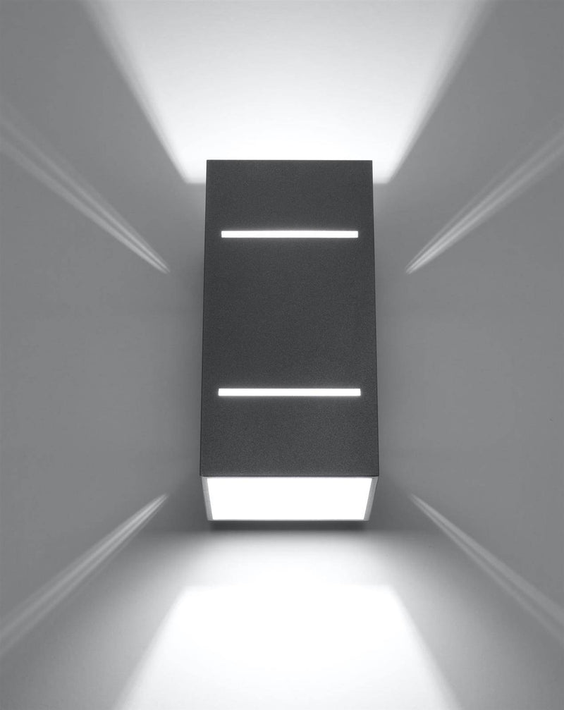 Vägglampa BLOCCO grey | SL.0479 | Svetrend