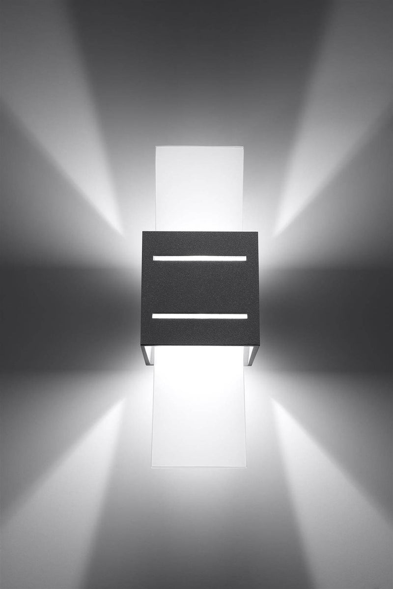 Vägglampa LORETO grey | SL.0202 | Svetrend