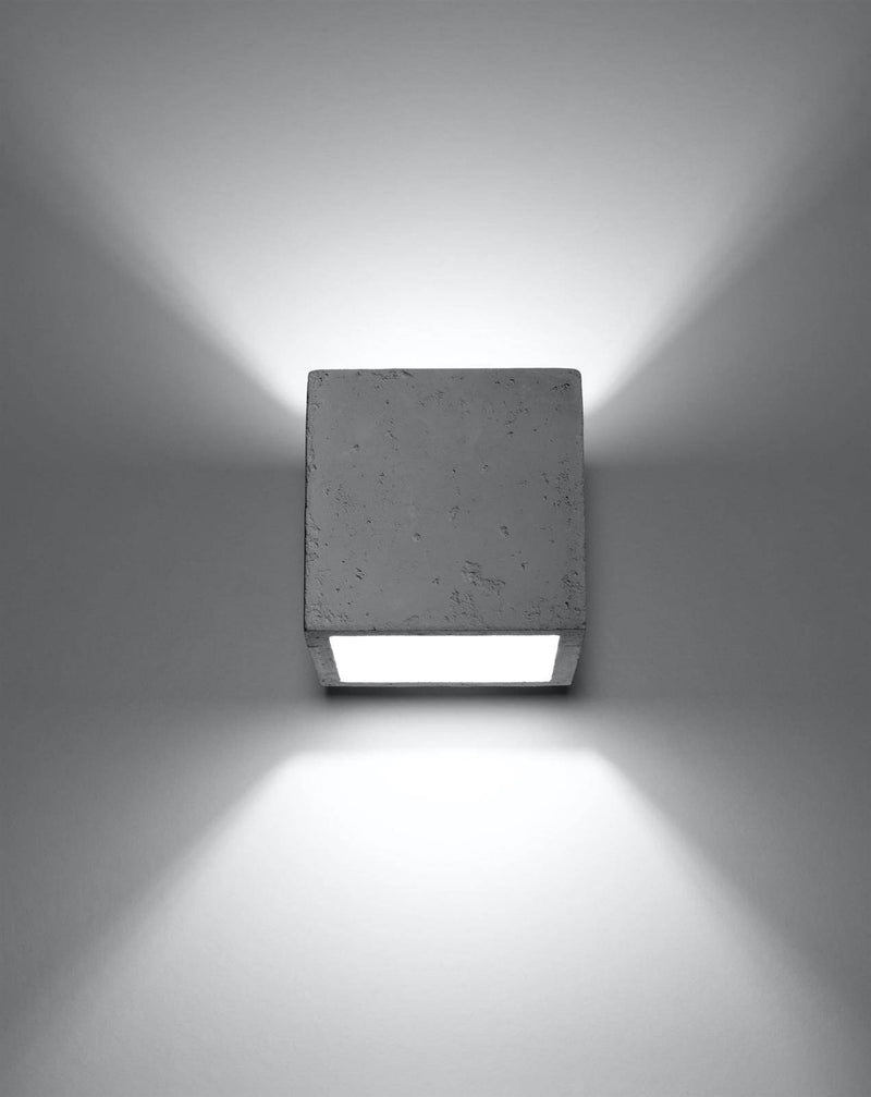 Vägglampa QUAD concrete | SL.0487 | Svetrend