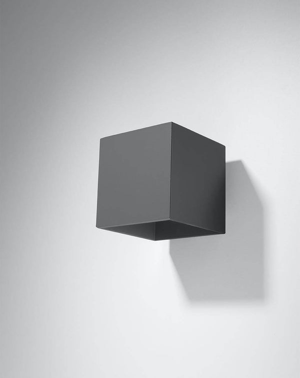 Vägglampa QUAD 1 anthracite | SL.0565 | Svetrend
