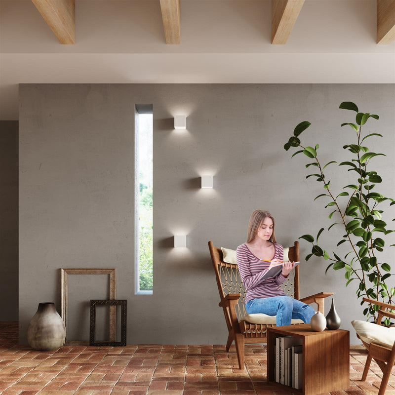 Vägglampa LUCA Vit LED IP54 | SL.0544 | Svetrend
