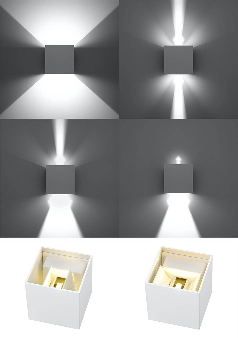 Vägglampa LUCA Vit LED IP54 | SL.0544 | Svetrend
