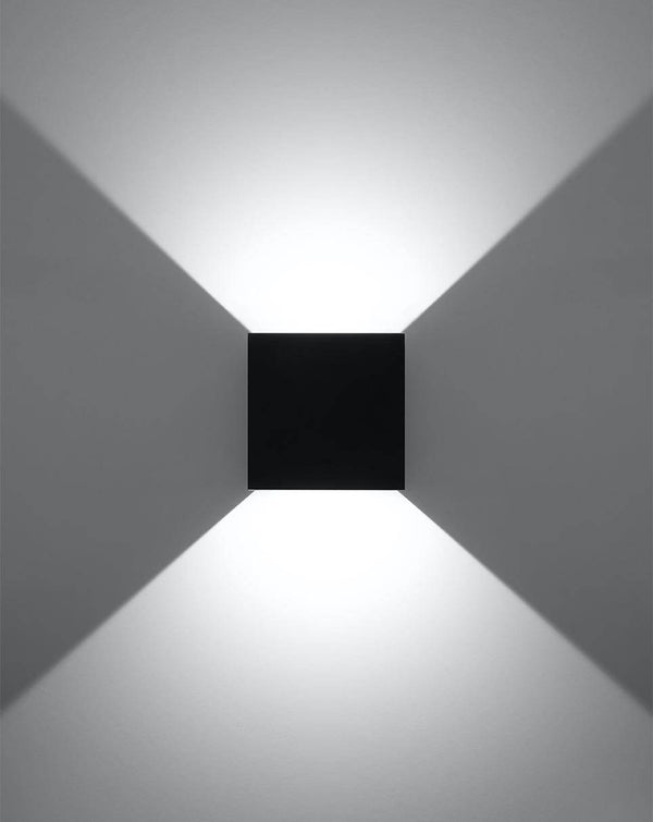 Vägglampa LUCA Svart LED IP54 | SL.0545 | Svetrend