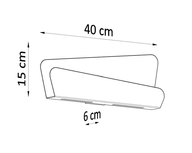 Vägglampa BASCIA Vit | SL.0932 | Svetrend