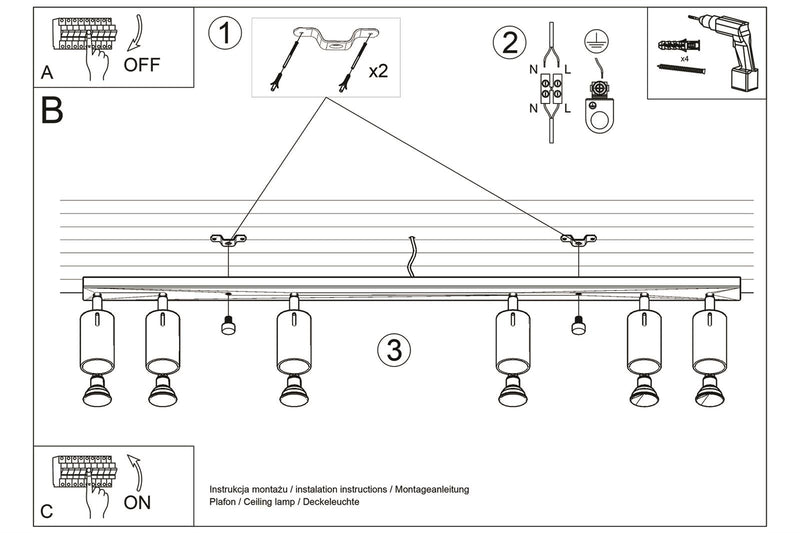 Taklampa RING 6L Vit | SL.0333 | Svetrend