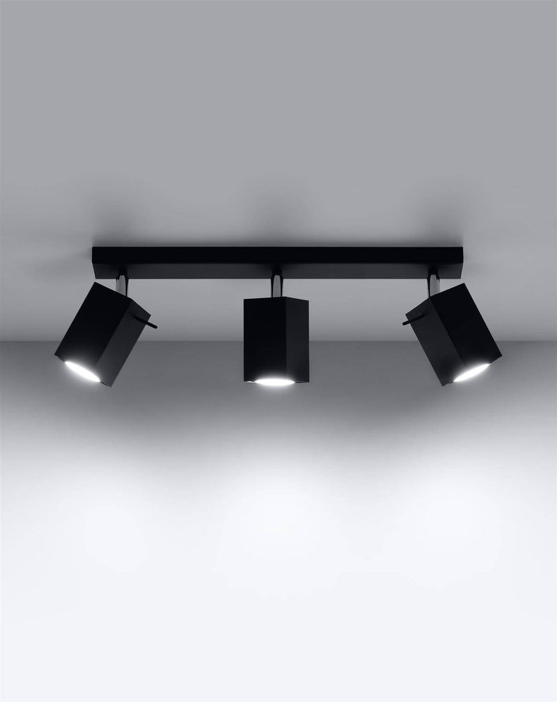 Taklampa MERIDA 3 Svart | SL.0101 | Svetrend
