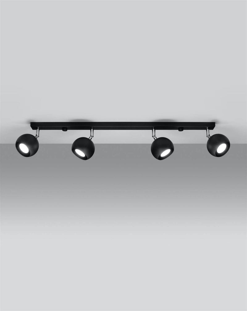 Taklampa OCULARE 4L Svart | SL.0447 | Svetrend