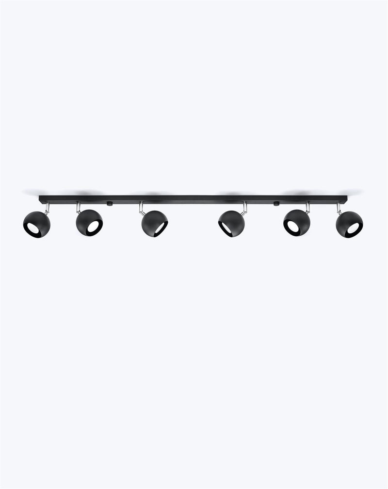 Taklampa OCULARE 6L Svart | SL.0448 | Svetrend