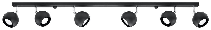Taklampa OCULARE 6L Svart | SL.0448 | Svetrend