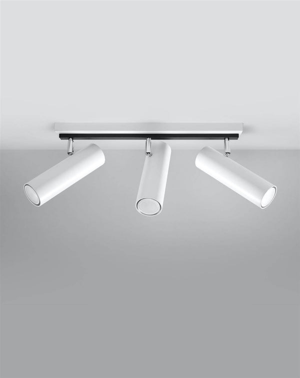 Taklampa DIREZIONE 3 Vit | SL.0497 | Svetrend