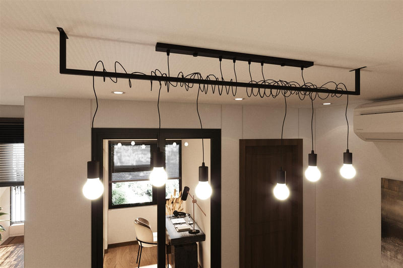 Ljuskrona SALAMANCA 6 Svart | SL.0896 | Svetrend