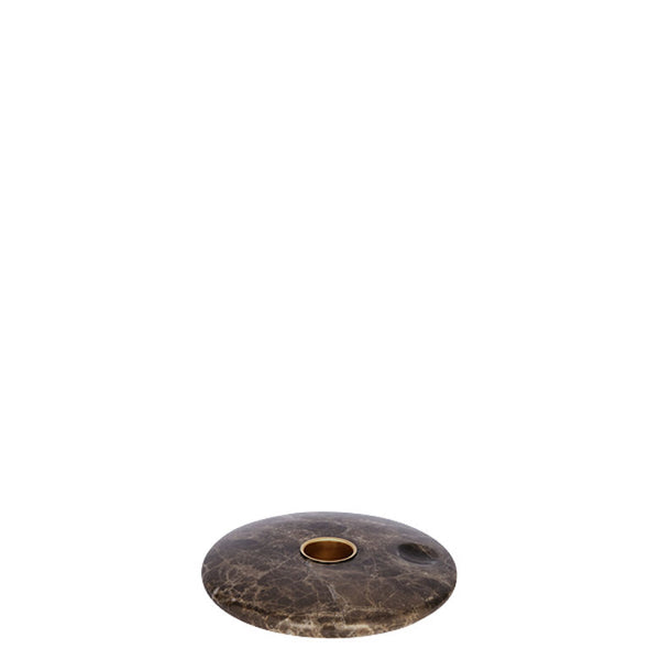 UYUNI Chamber Ljusstake Marmor 11,6x2 cm Brun | UL-30323 | Svetrend