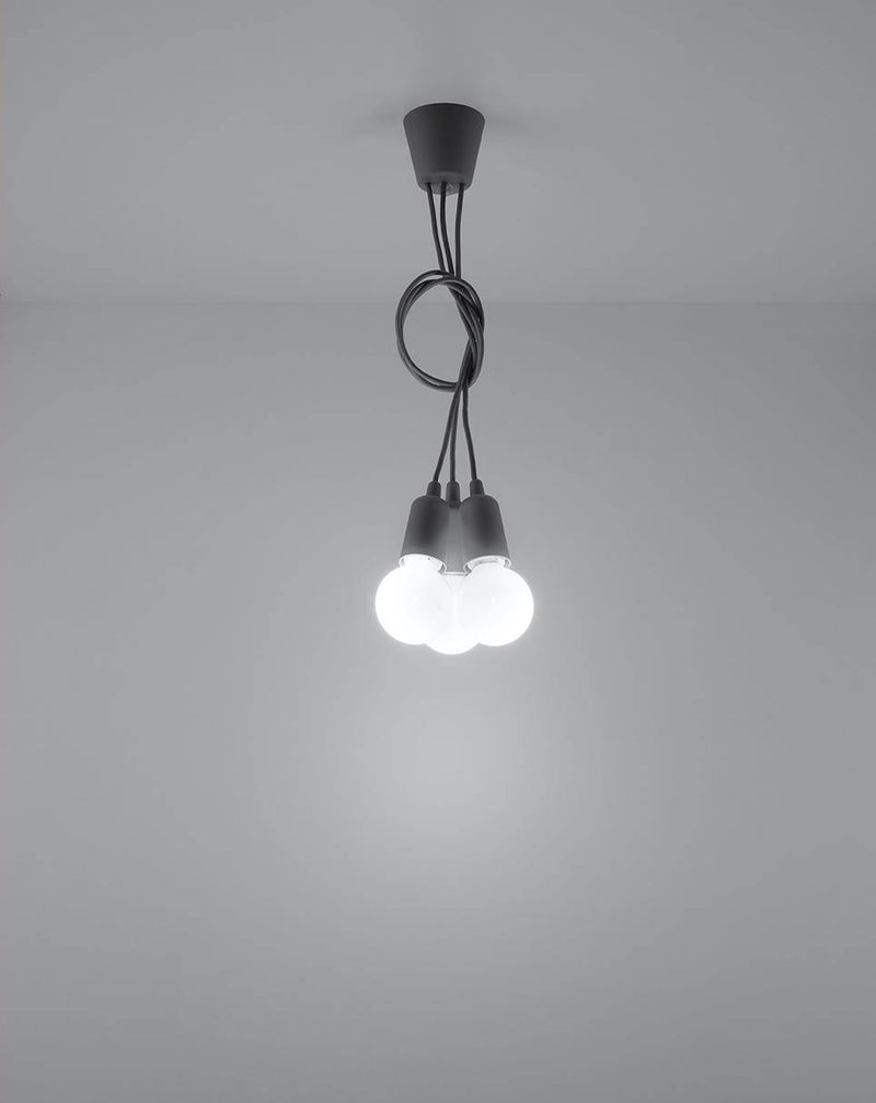 Taklampa DIEGO 3 grey | SL.0576 | Svetrend