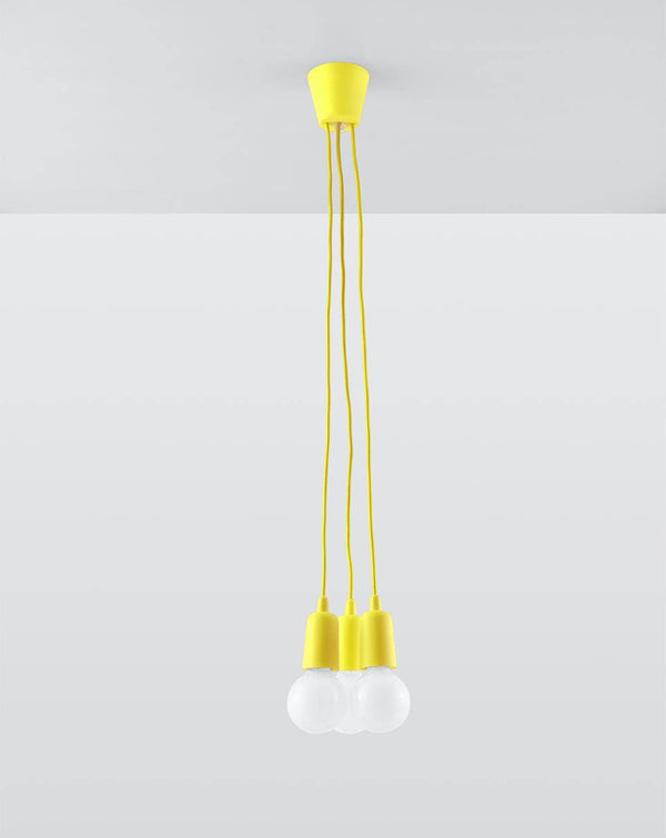 Taklampa DIEGO 3 yellow | SL.0579 | Svetrend