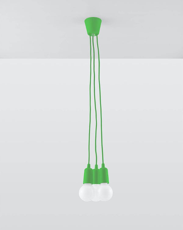 Taklampa DIEGO 3 green | SL.0582 | Svetrend