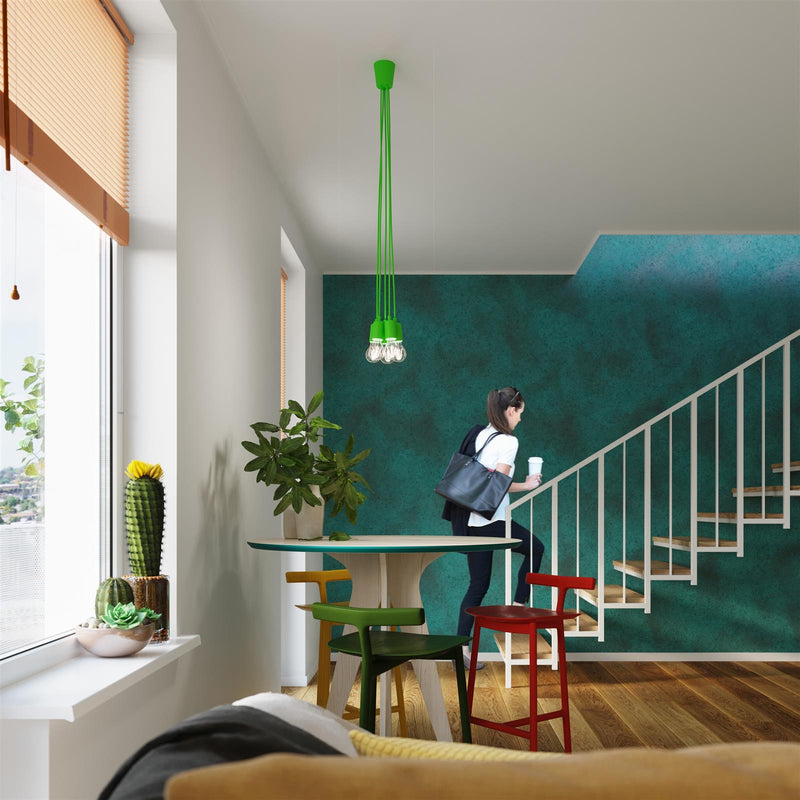 Taklampa DIEGO 3 green | SL.0582 | Svetrend