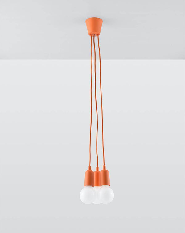 Taklampa DIEGO 3 orange | SL.0585 | Svetrend