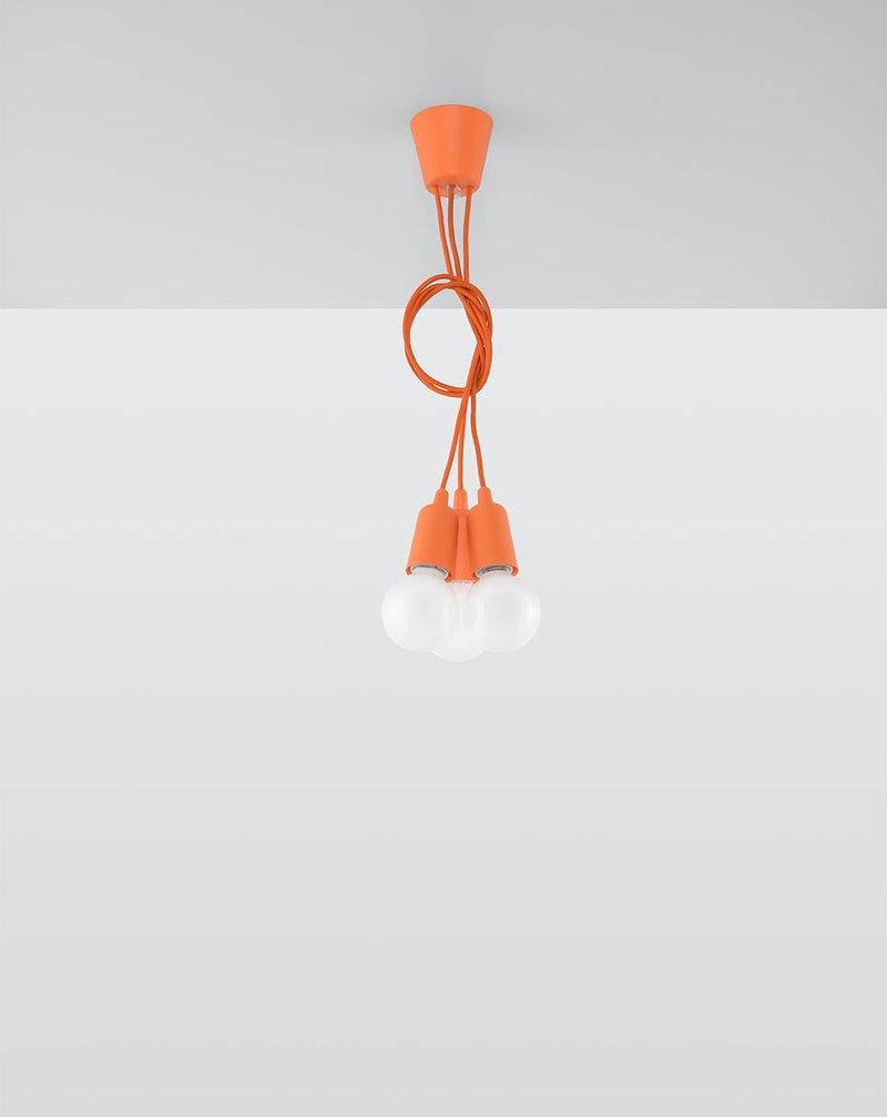 Taklampa DIEGO 3 orange | SL.0585 | Svetrend