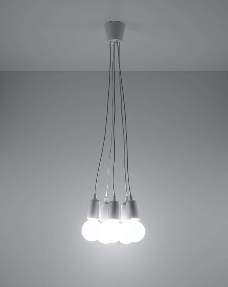 Taklampa DIEGO 5 Vit | SL.0571 | Svetrend