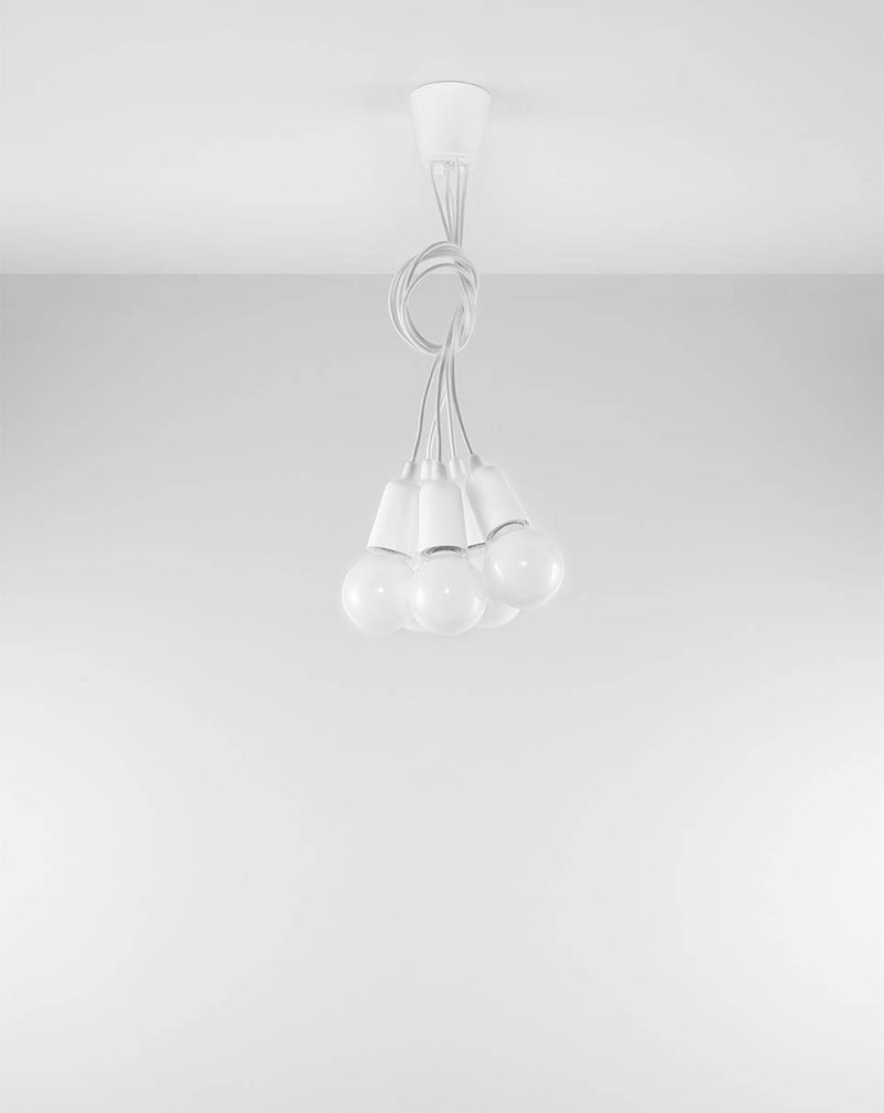 Taklampa DIEGO 5 Vit | SL.0571 | Svetrend