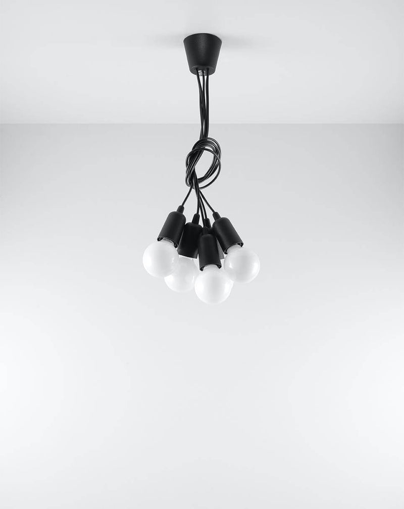 Taklampa DIEGO 5 Svart | SL.0574 | Svetrend