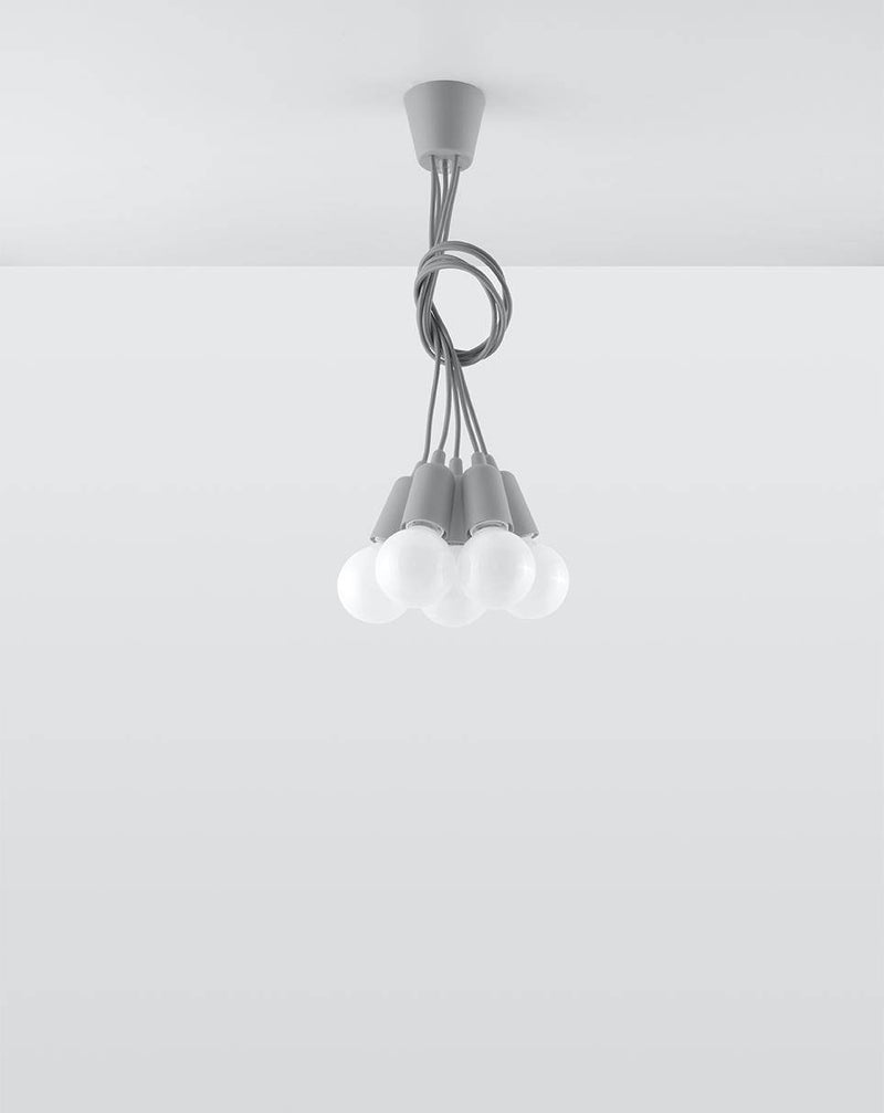Taklampa DIEGO 5 grey | SL.0577 | Svetrend