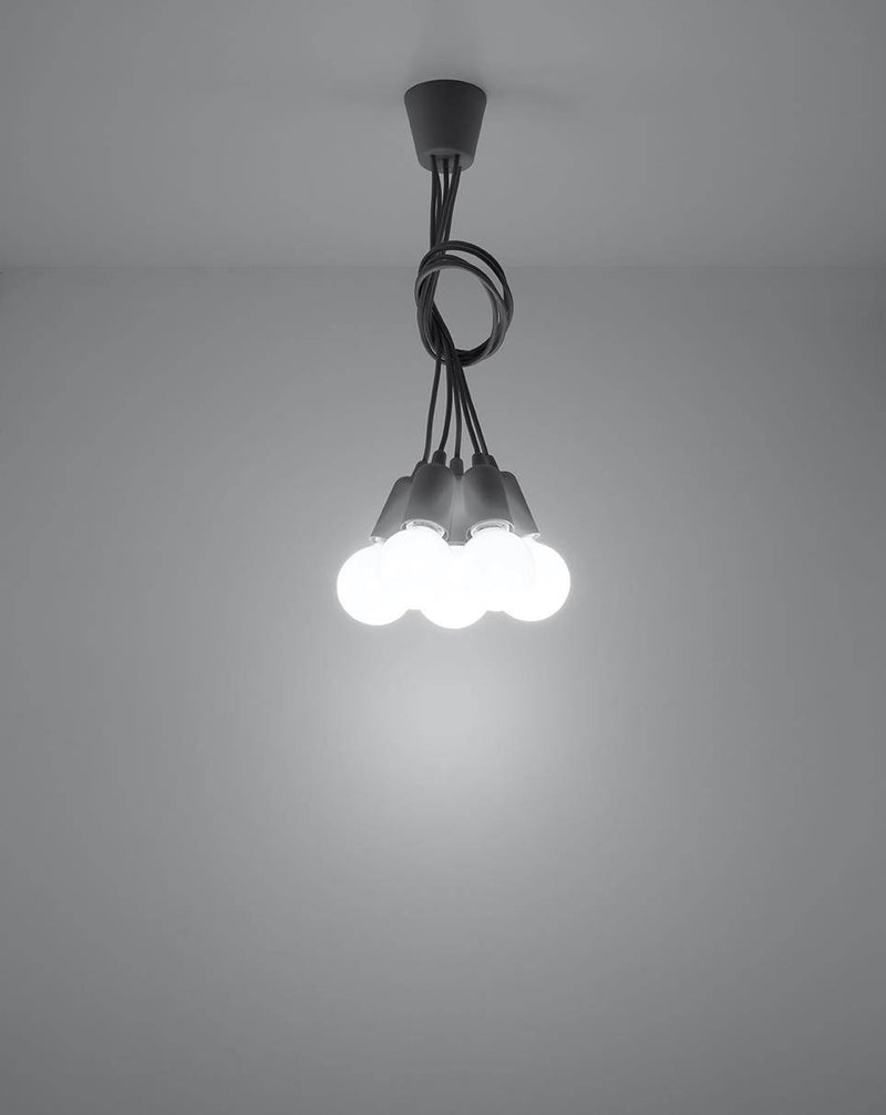 Taklampa DIEGO 5 grey | SL.0577 | Svetrend