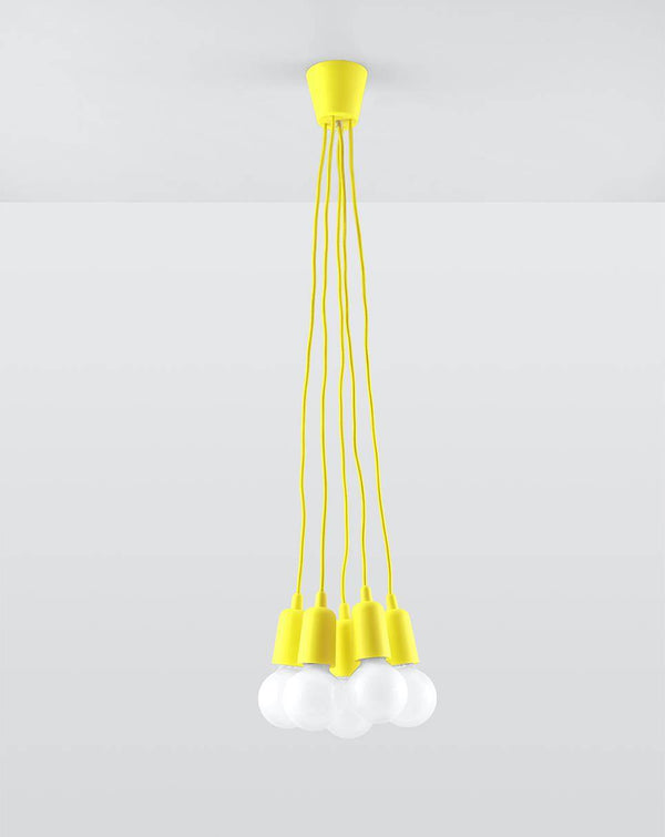 Taklampa DIEGO 5 yellow | SL.0580 | Svetrend