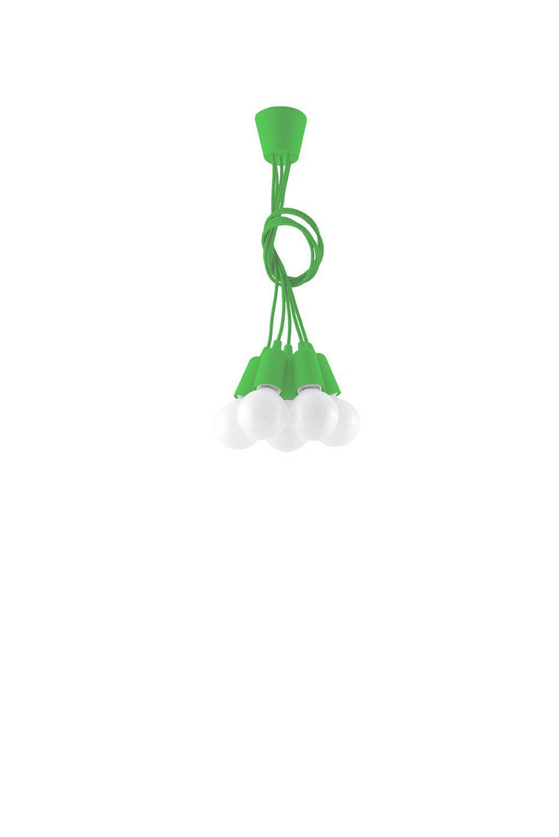 Taklampa DIEGO 5 green | SL.0583 | Svetrend
