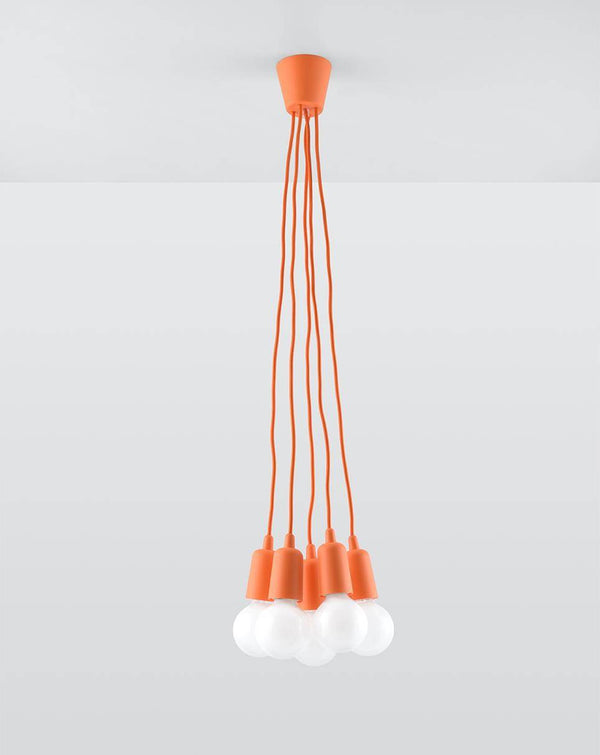 Taklampa DIEGO 5 orange | SL.0586 | Svetrend