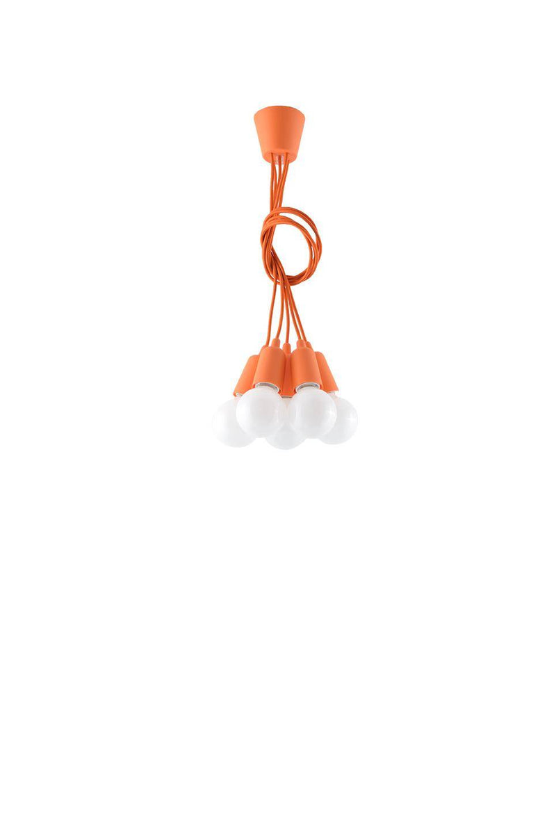 Taklampa DIEGO 5 orange | SL.0586 | Svetrend