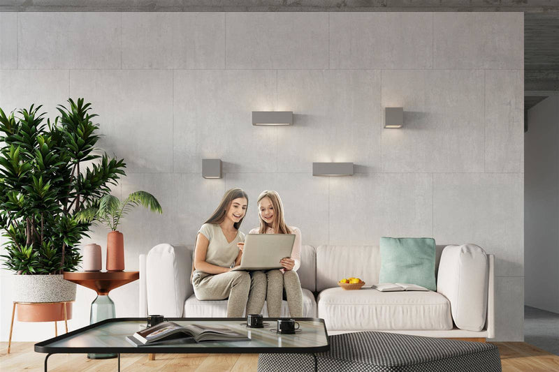 Vägglampa ceramic VEGA grey | SL.0877 | Svetrend