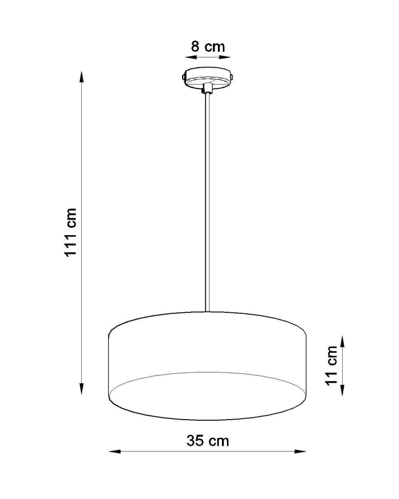 Taklampa ARENA 35 grey | SL.0116 | Svetrend