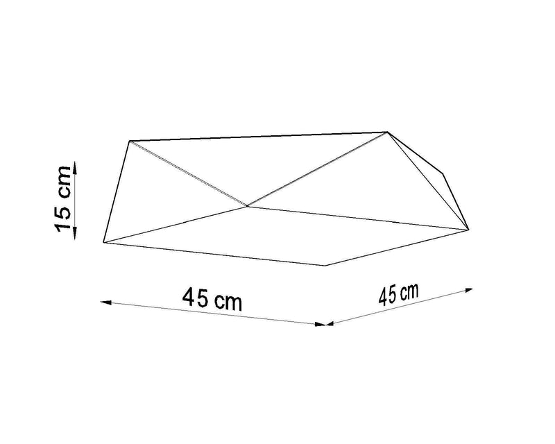 Taklampa HEXA 45 Vit | SL.0692 | Svetrend